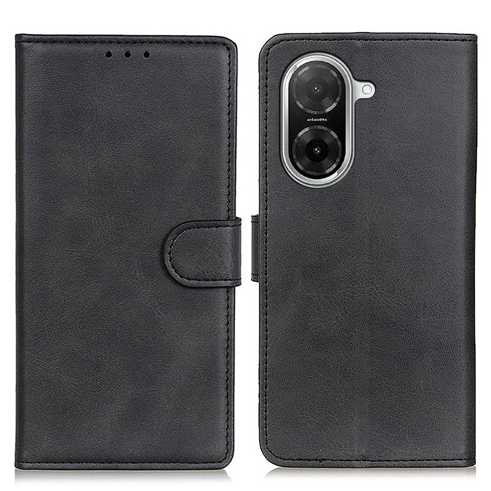 For Xiaomi Poco C71 4G/Redmi A5 4G (171.7*77.8*8.3mm) Case Cowhide Texture Leather Wallet Stand Phone Cover