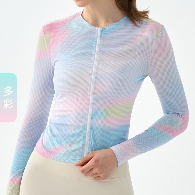Womens Lightweight Quick-Dry Cycling Jacket Breathable Long Sleeve Outdoor Bike Apparel XS