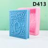 Large DIY 2D/3D  scripture candle silicone mold palm book cake chocolate silicone mold soap mold resin concrete gypsum molds