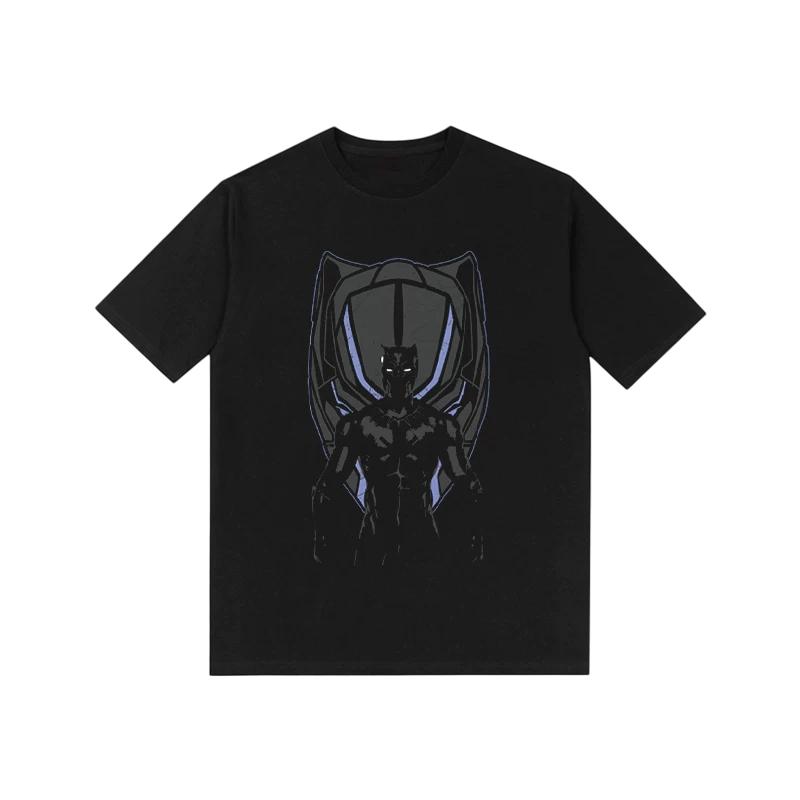 

Black Panther Marvel TShirt Character Art Print Avengers Premium Oversized Cotton Unisex Casual Crew Neck Short Sleeve Top S
