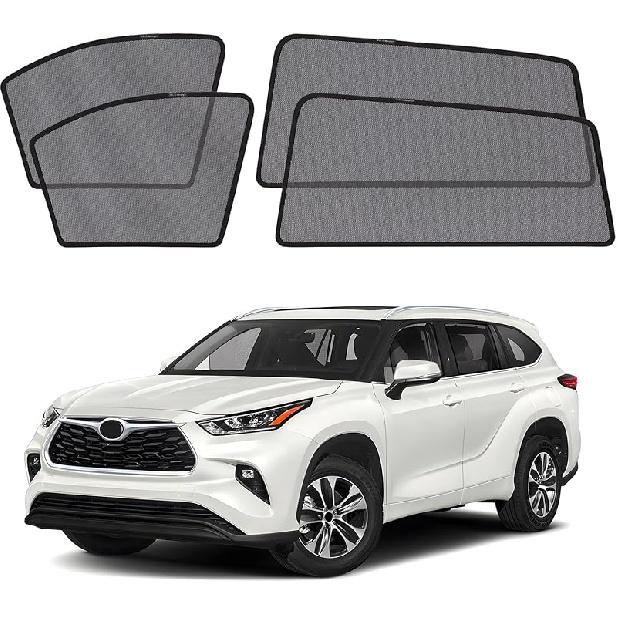 XCBYT Car Window Shade For -2024 Toyota RAV4 Window Covers Side Window Sun Shade Car Window Shade For Baby With Breathable Mesh Ulate Heat And UV For