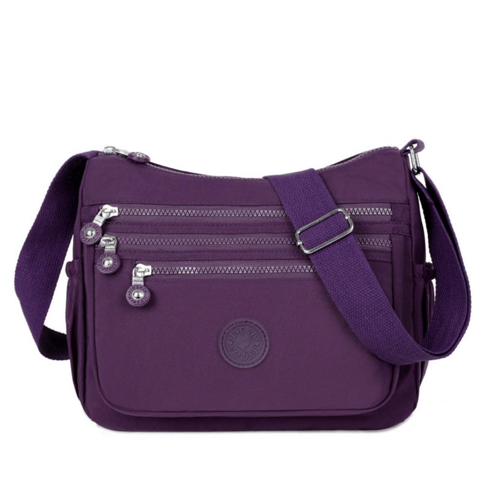 Korean Fashion Simple Generous Large Capacity New Women's Bags Shoulder Crossbody Bag Solid Color Casual Lightweight