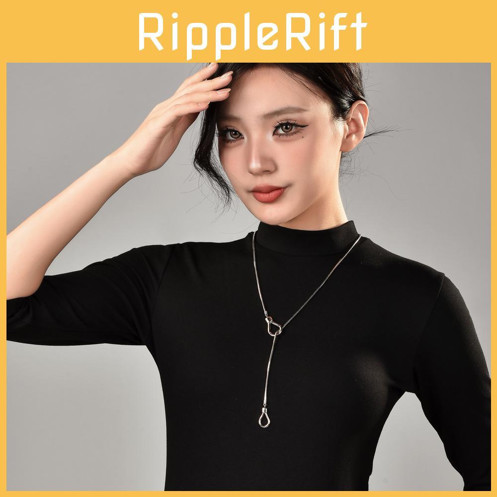 Trendy Jewelry Geometric For Women With Long Snake Chain Crafted From Highquality Titanium Steel Perfect For Outfits Seasonal