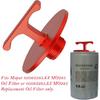 Aluminum Alloy Oil Filter Plug Tool, For Dodge Ram 2500, 3500, 4500, 5500 Cumm Turbo Diesel 5.7L 5.9L 6.4L 6.7L MO285 05083285AA Oil Filter Cap Off