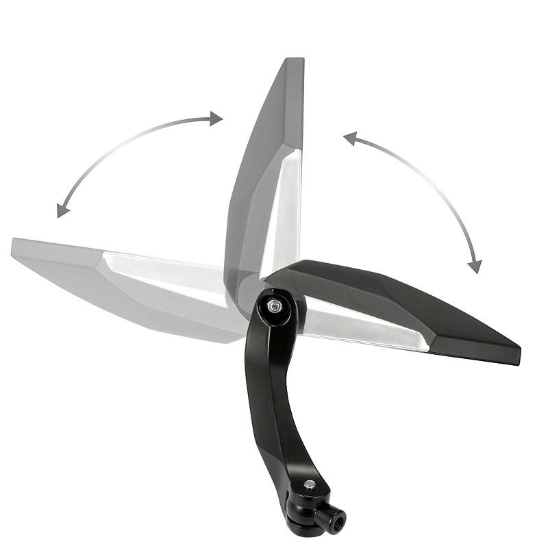 1 Pair Adjustable 8mm/10mm Universal Motorcycle Rearview Mirror Handle Bar Side Mirrors