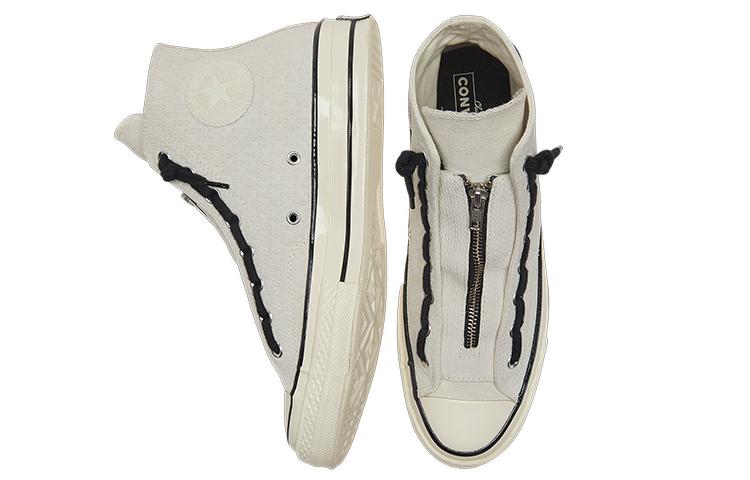 Chuck 70 Converse Zip High 'Egret Black' 169439C