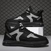 New spring men's shoes versatile men's casual sports board shoes men's British style flat heel strap mesh shoes