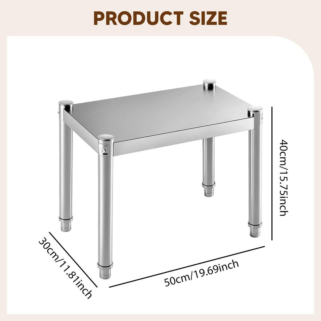 Countertop Microwave Oven Shelf, Sturdy And Easy to Carry, Ideal for Kitchens, Garages, Restaurants,
