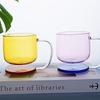 Suspension Series Glass with Handle Transparent Borosilicate Glass Household High Temperature Resistant Drinking Cup