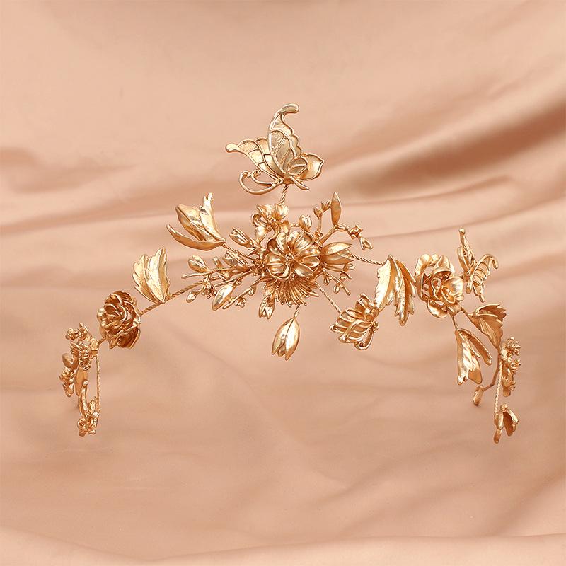 Bridal Ancient Style Crown Headband Hair Accessories Hanfu Headdress Ornaments