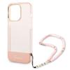 Guess Guhcp14Xhgcohp Iphone 14 Pro Max6,7 Różowy/Pink Hardcase Translucent Pearl Strap
