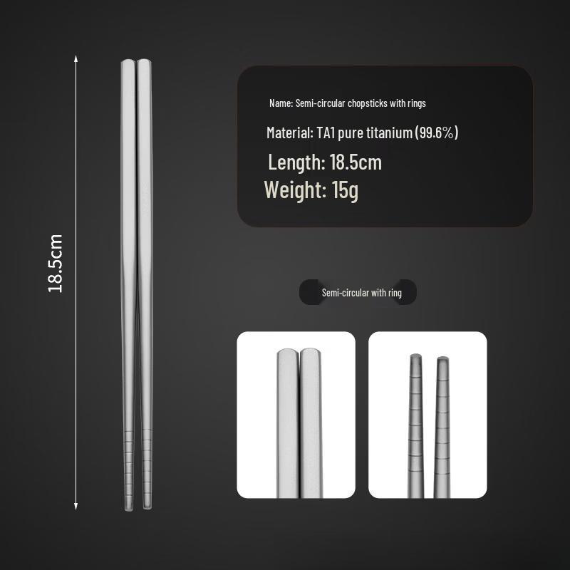 Yicang Food-Grade Titanium Chopsticks