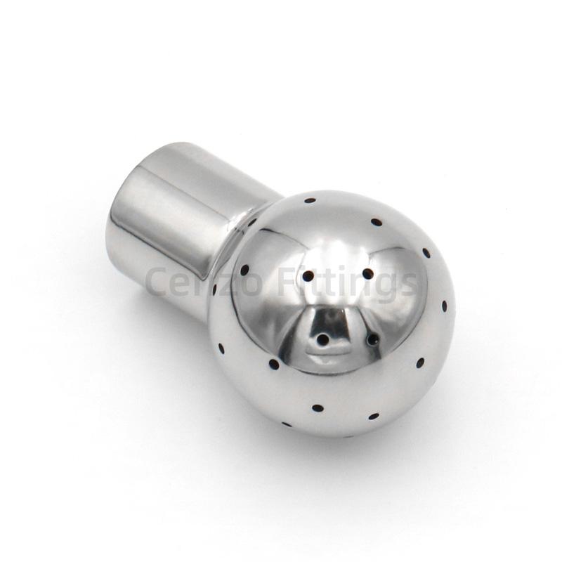 BSP-Innengewinde 1/2"3/4"1" Edelstahl SUS304 Reinigungsballkopf CIP Festes Sprühwaschfitting Homebrew Sanitär Dn15 20
