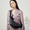 Niche agneau première couche diagonale Lazy croissant cuir simple épaule diagonale sac dumpling fille