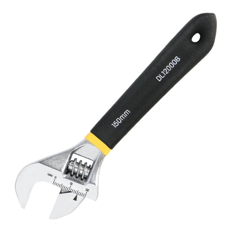 

Гаечный ключ с большим зевом, регулируемый, 6 дюймов, скользящая конструкция, бытовой ремонт, ручной инструмент 1