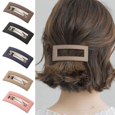 Fashion Matte Hairgrips Elegant Hair Barrettes Hairpins Spring Hair Clip