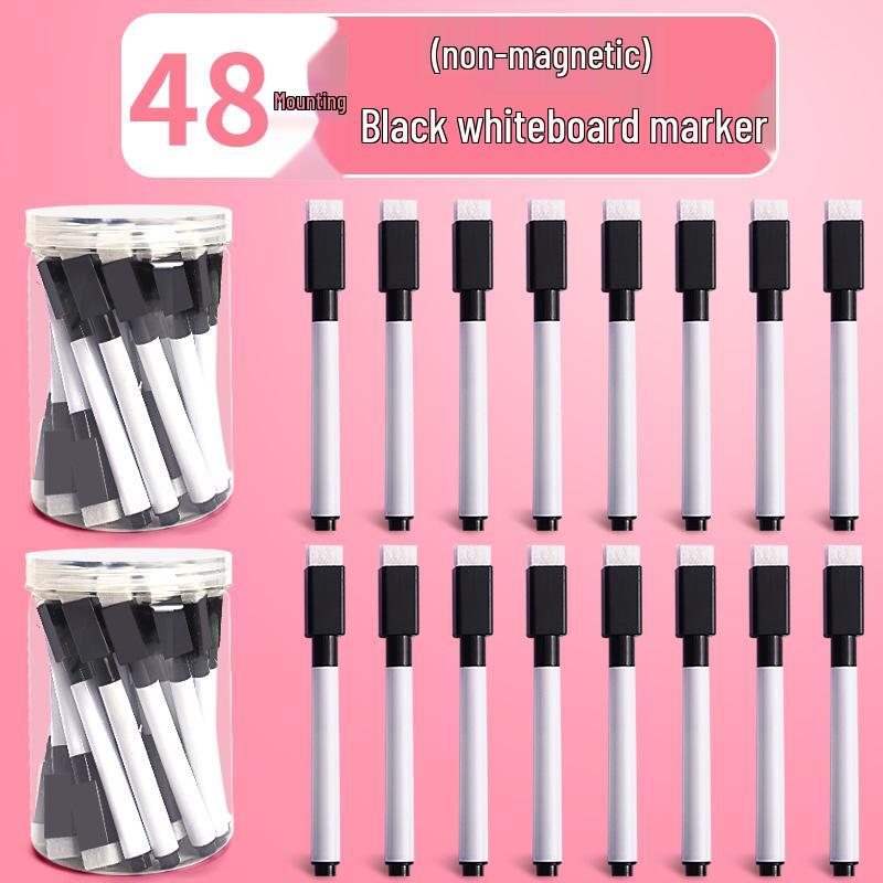 Magnetic Erasable Whiteboard Marker: Water-Based Colored Pen for Children, Crayon & Paintbrush for Drawing and Teaching.