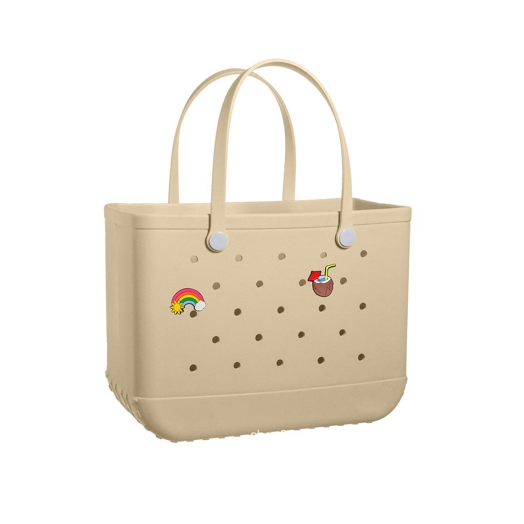 Hole Bag Travel Outdoor Waterproof Wear-resistant Beach Bag With Stickers