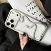 Orange 3D Snake Hollow Dissipate Heat Phone Case For iPhone 17 Air 16 15 14 13 12 11 Pro Max Frosted Shockproof Soft TPU Cover