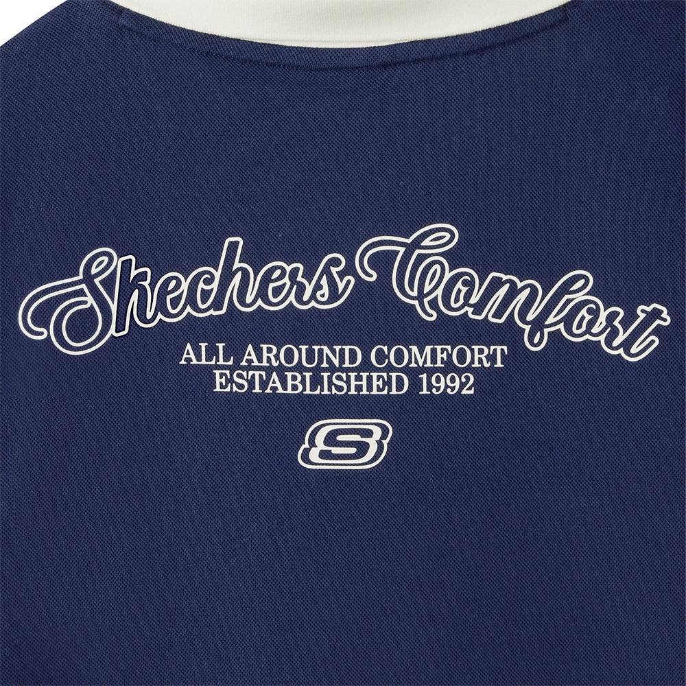 Skechers Womens Sports Casual Polo Shirt Women tops L226W140-00DU