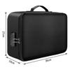 Double Zipper Fireproof Document Bag Large Capacity Code Lock Money File Bags Waterproof 3-Layer Design Resistant Storage Bag