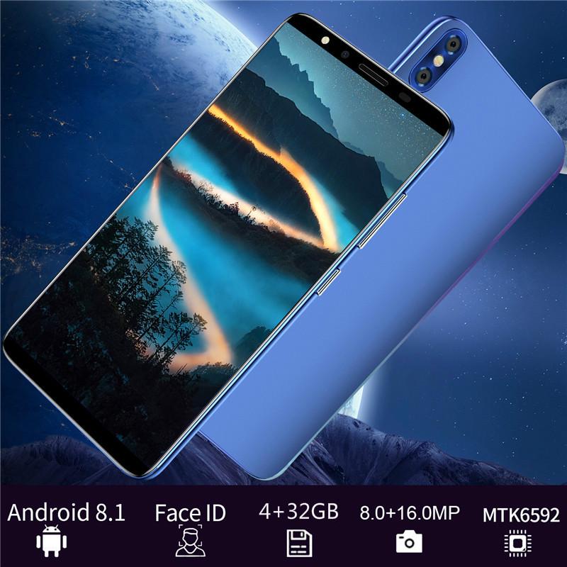 Smartphone 4GB + 32GB Android 5.8 Inch / 5.0 Inch Dual Sim Cards GSM 3G WCDMA Mobile Phone