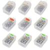 Goture Jig Head Set, Fishing Hooks for Chinning and Rockfishing, 14g, 30 Hooks, with Case