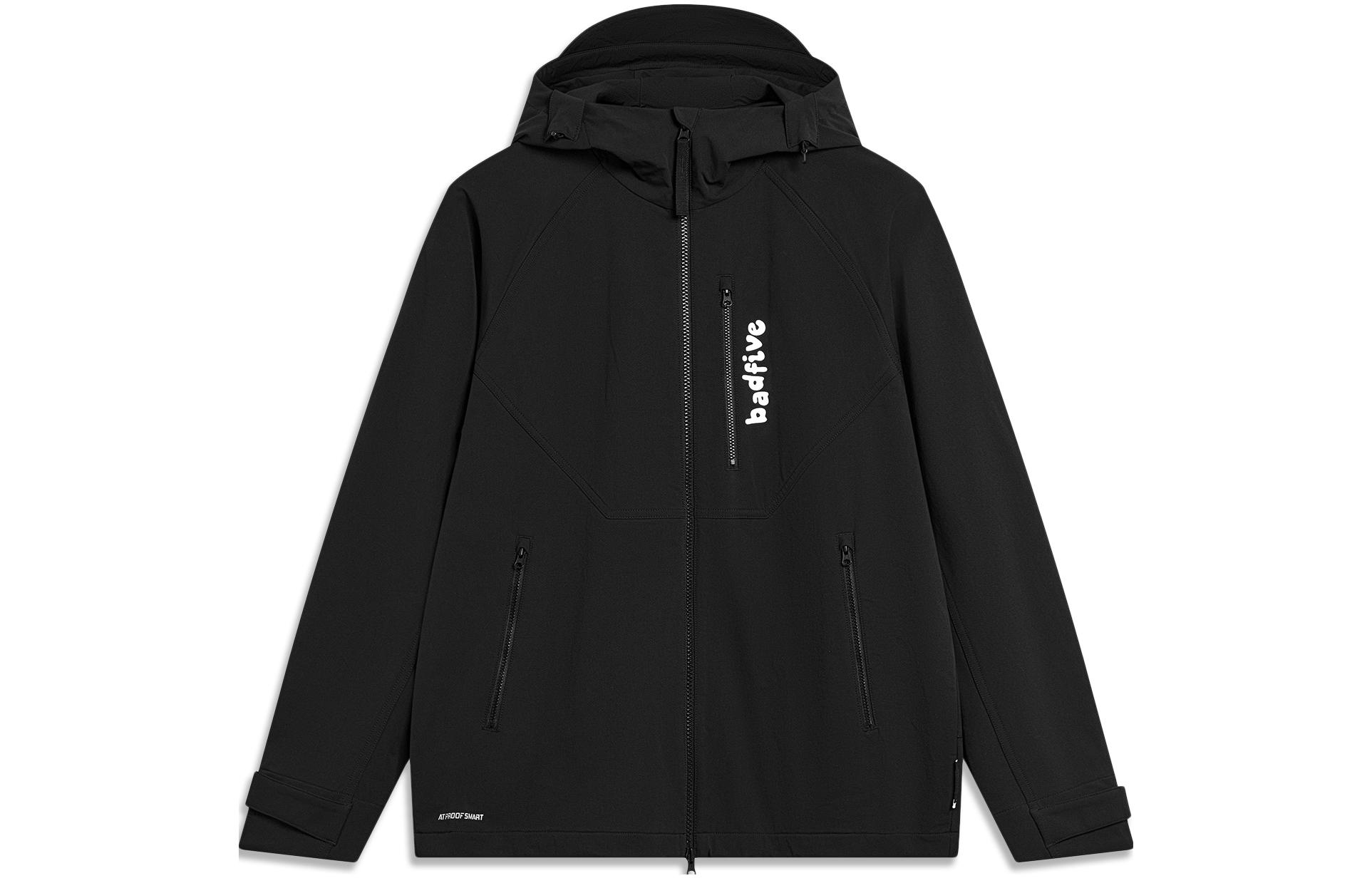Li Ning Badfive Jacket Men s Black AFDT671-3 L
