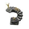 Ladder Sculpture Resin Collectible Statue Art Thinker Statues for Study Room Living Room Desktop Mantelpiece Abstract Figure