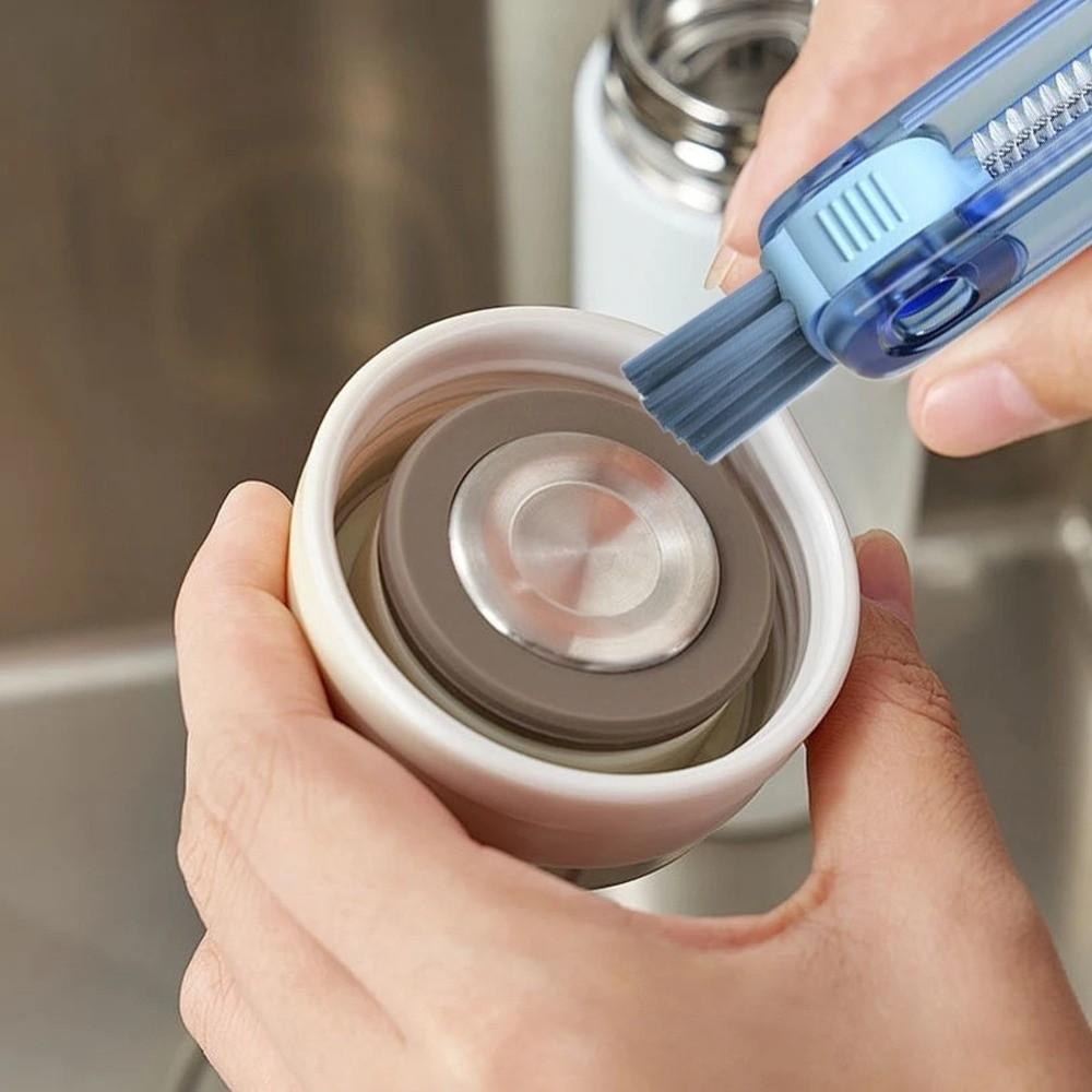 3 in 1 Bottle Gap Cleaner Portable Bottle Brush Crevice Straw Cleaning Brush  Baby Bottle Cleaning