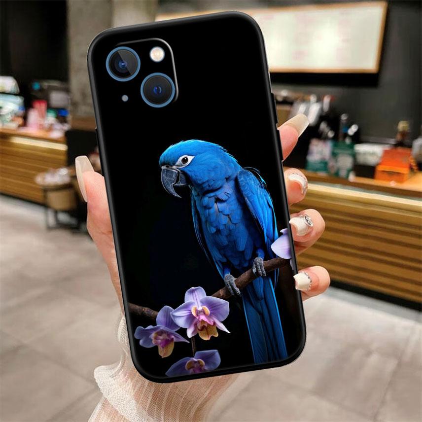 Parrot bird Shell Phone Case for Samsung Galaxy Note 10 20 S23 S24 S25 Ultra FE Plus Edge Lite A02S A35 A07 A17