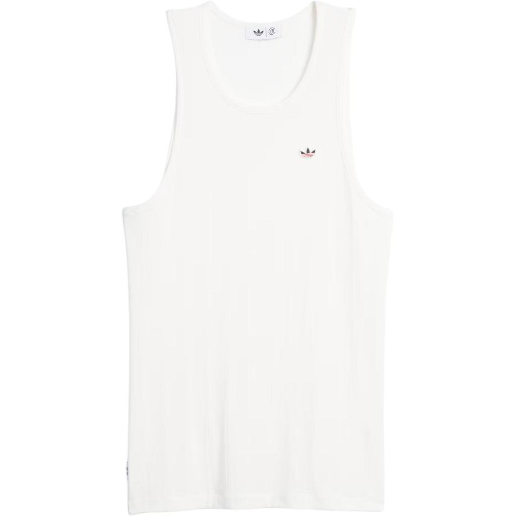 Adidas X CLOT Edison Chen Rib Tank Top White Unisex Streetwear JC5308