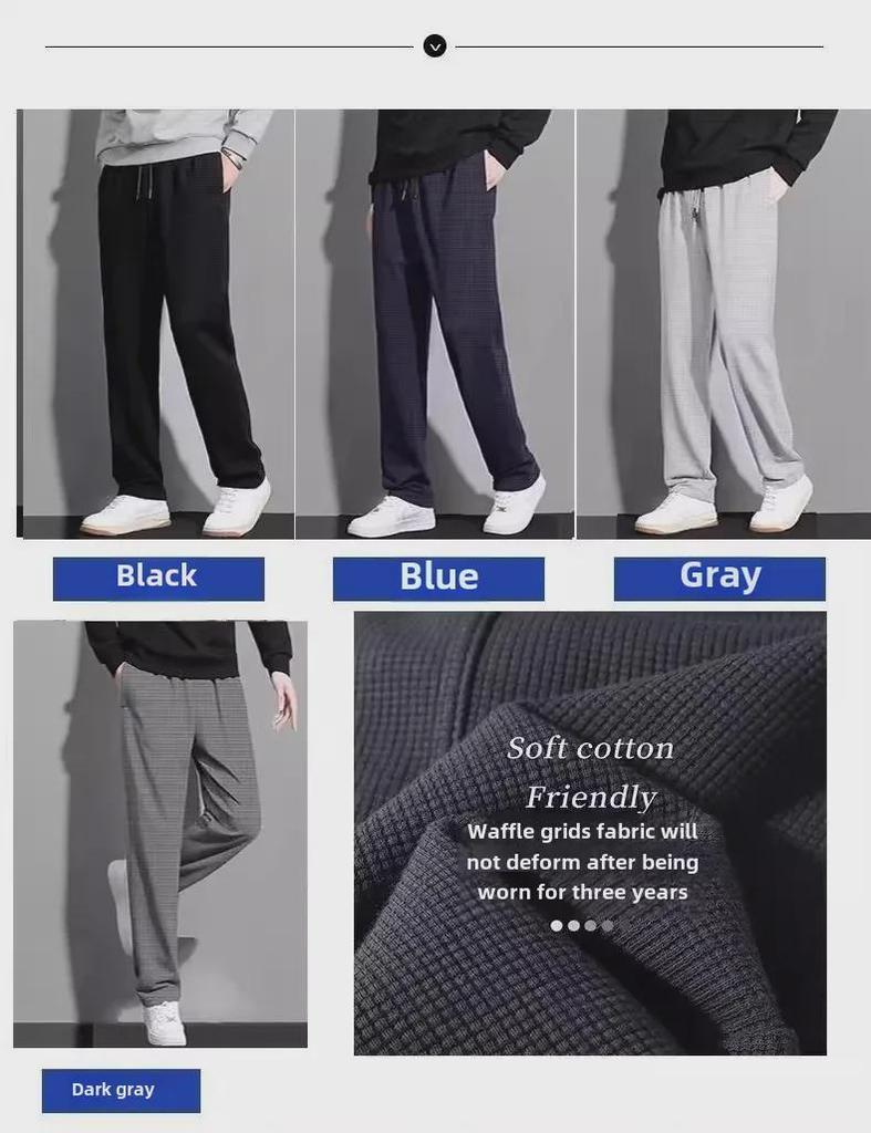 Men's Elastic Casual Pants with Loose Cuffs - 2024 Spring/Autumn Trend.