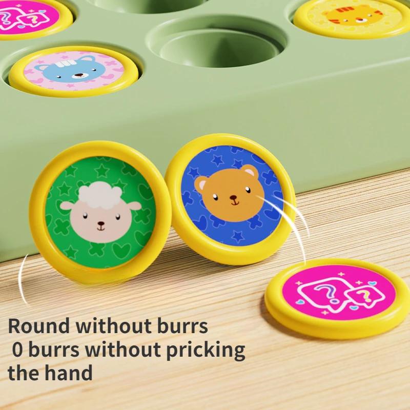 Tik Two-Player Animal Flip Chess Children'S Pairs Of Touch Shen Ji Miaoji Parent-Child Interactive Puzzle Reasoning Game