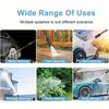 EAFC Brushless Motor Portable High Pressure Washer, 10-speed Digital Panel Touch Screen Adjustment, 20000mAh Large Capacity Battery