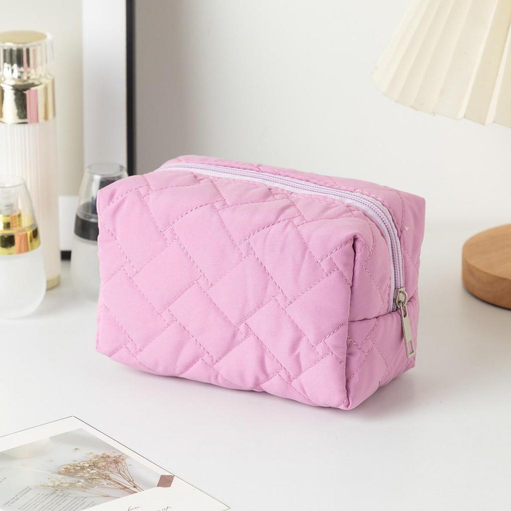 Damen Kosmetiktasche mit Blumenmuster | Lippenstift-, Kabel- und Geldbörsen-Organizer