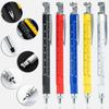 Portable Metal Multi Tool Pen 7-in-1 With Bottle Opener Screwdriver Ruler Ballpoint Pen Capacitive Pen Outdoor Tool Pen