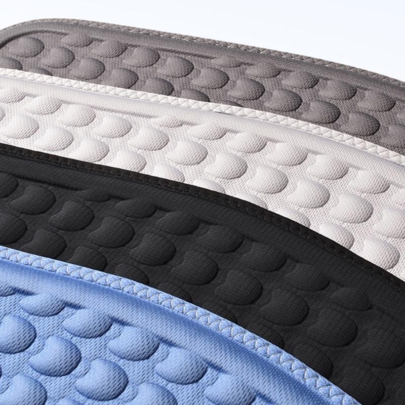 Ventilated Breathable Ice Cooling Car Seat Pad With Mesh And Spinal Support For Hot Weather Comfort Extended Driving