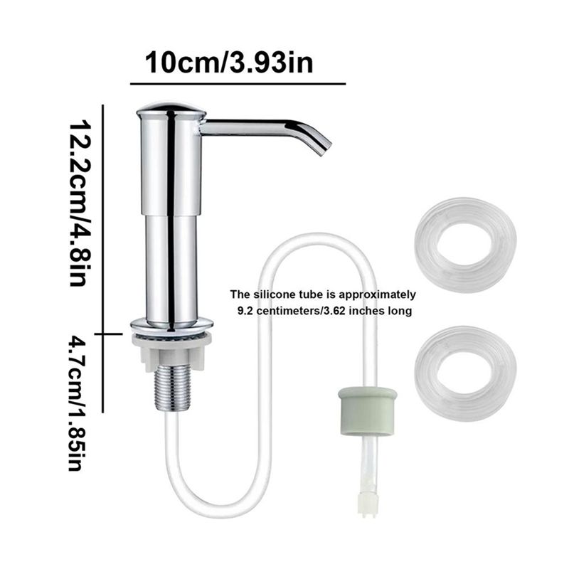 Easy Use Soap Dispenser Extension Tube Kit Household Kitchen Sink Liquid Soap Dispenser Bathroom Lotion Detergent Hand Press