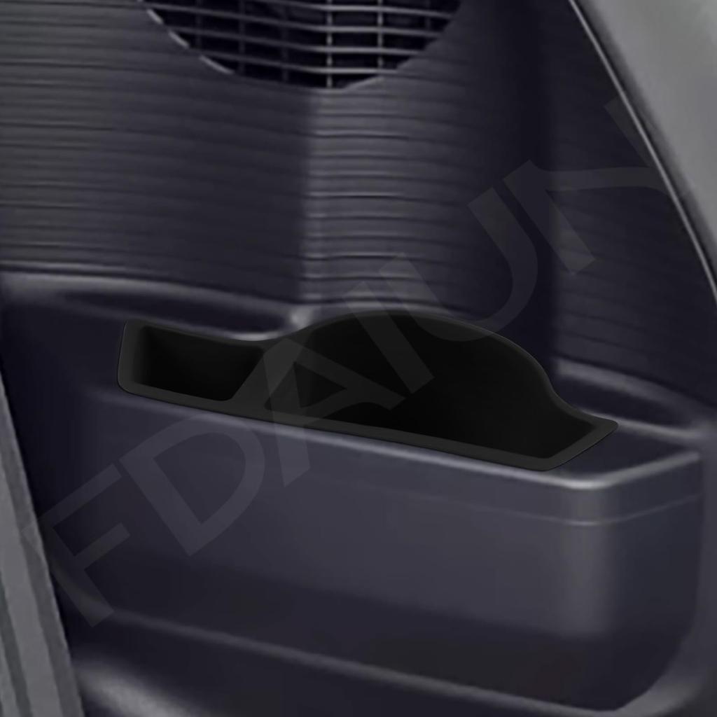 FDAIUN Car Seat Cup Holder Silicone Compatible with Daihatsu Move and Subaru Stella Cup Custom Interior Parts and Easy Black Second-Row Coasters,