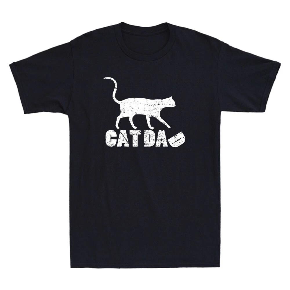 Cat Dad Shirt - Perfect for Cat Dad Father s Day Vintage Men s T-Shirt Gift Tee XS