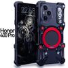 Funda Sin Marco de Aluminio Para Honor 400 Lite Honor 400 Pro Carcasa con Soporte Giratorio Cubierta Antigolpes Sin Marco de Metal