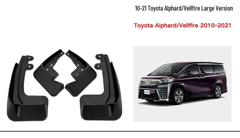 Leather Mud Flaps for Toyota Tundra, Venza, Sienna, Alphard, Frees, and AVANZA Cars.