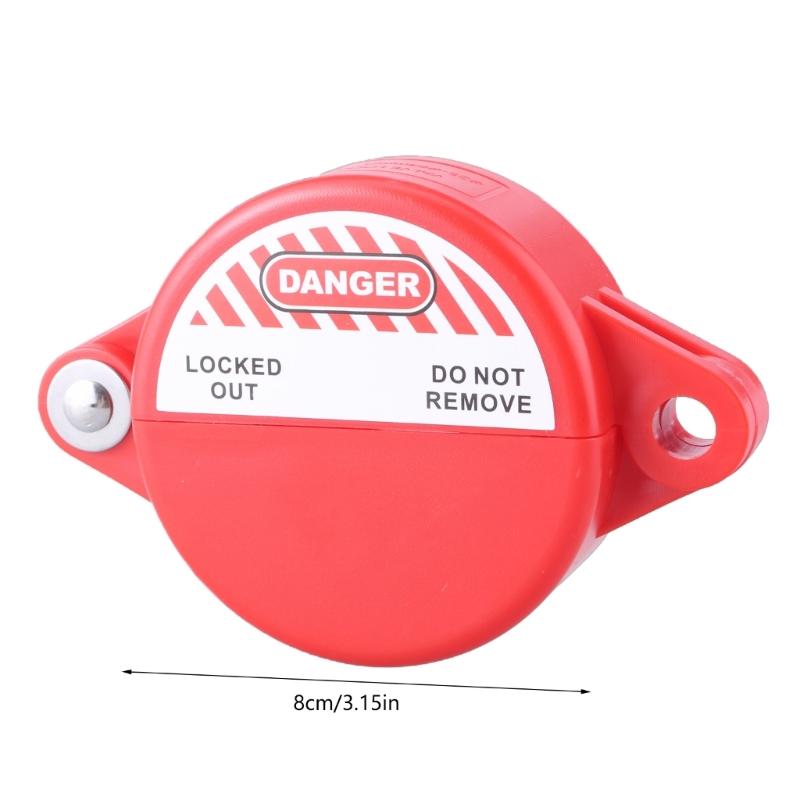 Secure Water Tap Locking Set with Padlock Gate Valves Lockout System Plastic Gate Valves Lock with Combo Lock for Home