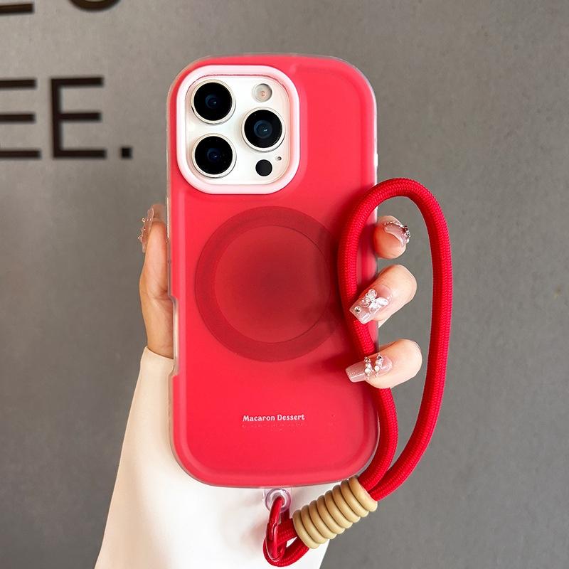 For Magsafe Magnetic Oval Soap Shape Phone Case For iPhone 17 16 15 14 13 12 Pro Max Air Cute Candy Color Wireless Charge Cover