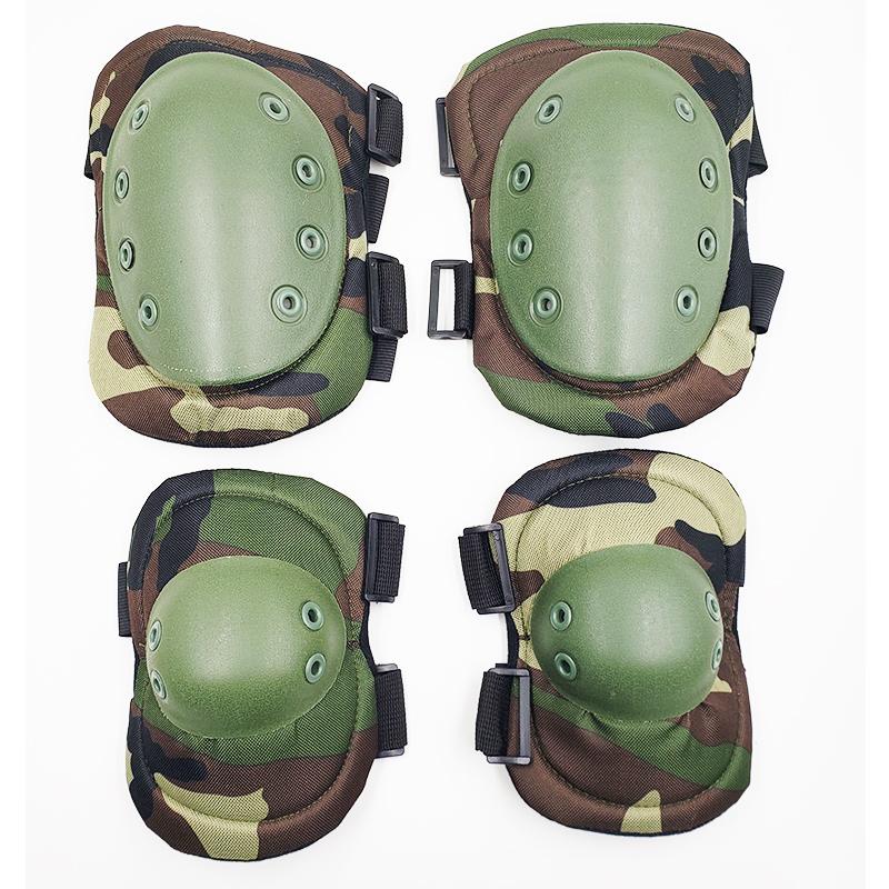 Adult Camo Tactical KneePad Elbow Pads CS Training Cycling Protector Army Airsoft Outdoor Sports Protective Kneepad Safety Gear