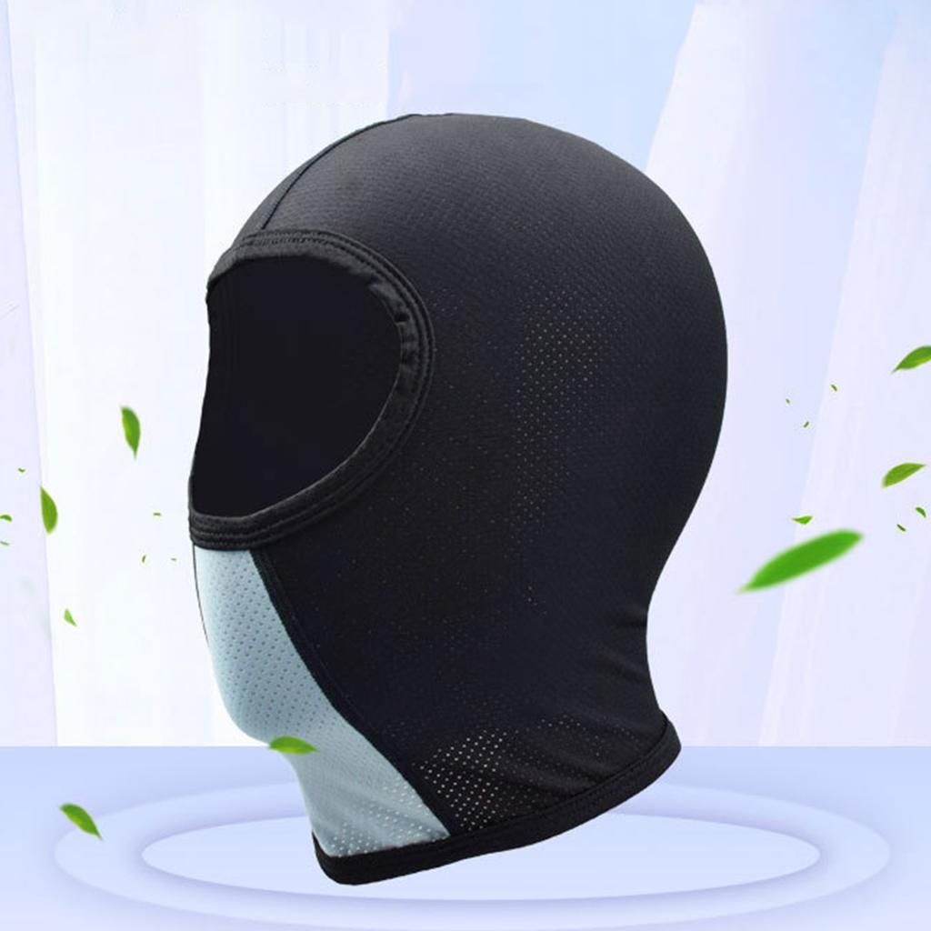 Breathable Balaclava Motorcycle Full Face Mask Motorbike Mask Motocross Helmet Hood Moto Riding Neck Hood Moto Accessory