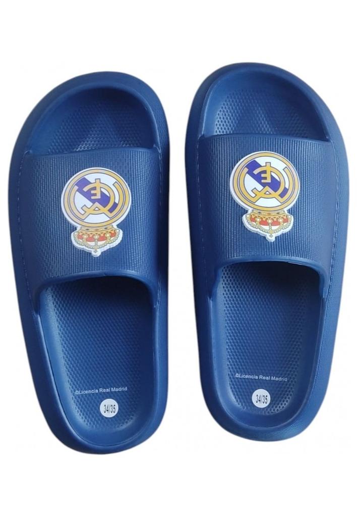 Real Madrid Junior Beach Pool Flip Flops Blue EVA 2300006820N Navy Blue 28/29