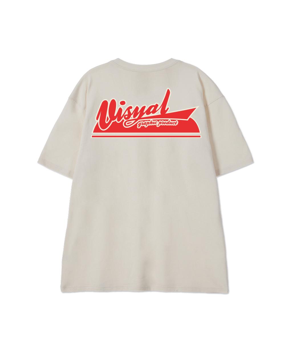 Biel Symbol Logo Short Sleeve T-Shirt Cream M