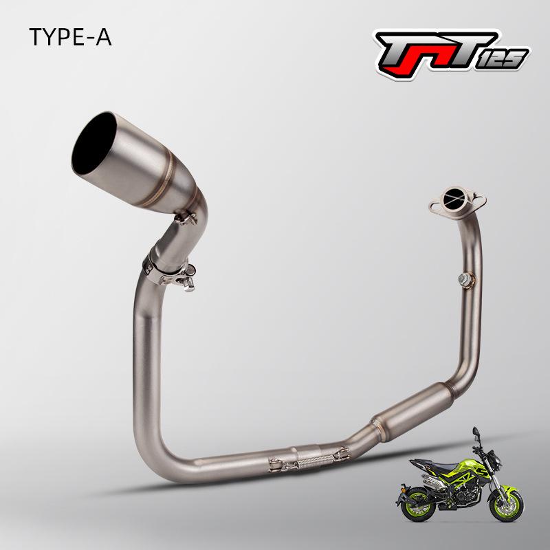 Benelli TNT125 Мотоцикл Мопед Выхлопная труба из нержавеющей стали